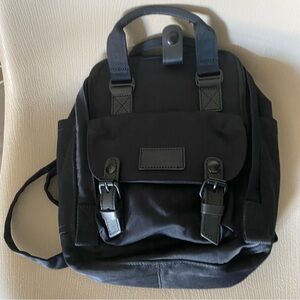 Doughnut macaroons mini Backpack Black on Black